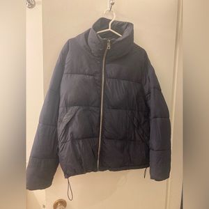 puffer navy blue jacket